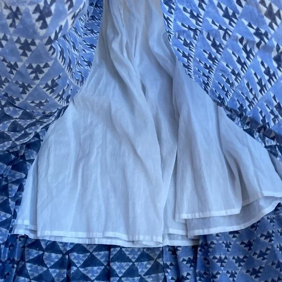 Thierry Colson Pleated Silk Blend Patterned Skirt Womens Size 0 XS Puffy Skirt‎